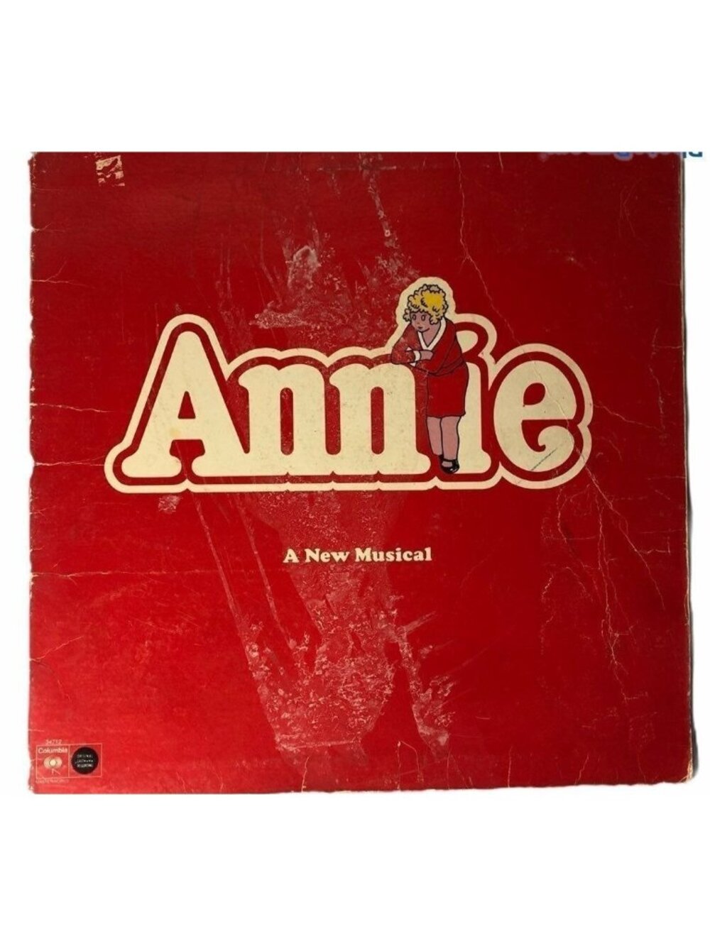 Annie a new musical vinyl record Columbia record Copyright 1977 READ